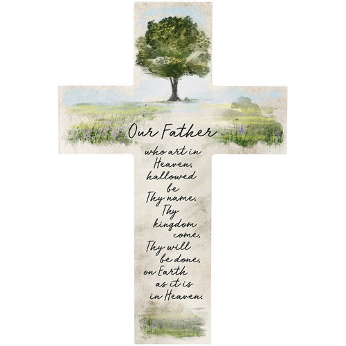 Wall Cross-Lord's Prayer (14