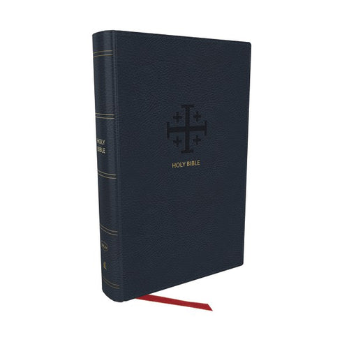 NKJV Personal Size Large Print Reference Bible (Comfort Print)-Blue Leathersoft Indexed