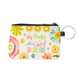 ID Wallet Keychain-She Thought She Could (5 x 3.5)