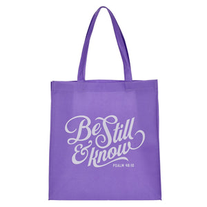 Tote Bag-Be Still and Know-Psalm 46:10