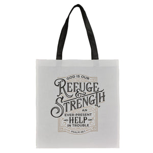 Tote Bag-Refuge and Strength-Psalm 46:1