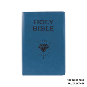 LSB Children's Bible-Sapphire Blue Faux Leather