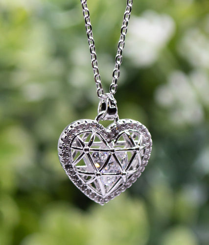 Necklace-Eden Merry-Silver Heart