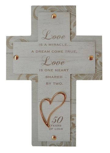 Wall Cross-Love Is A Miracle-50th Anniversary (8