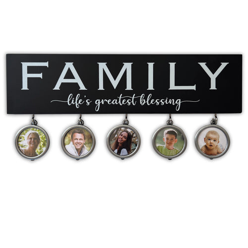 Wall Plaque-Family/Life's Greatest Blessing Photo Block (12