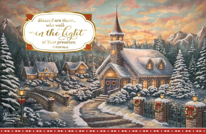 Card-Boxed-Christmas-Blessed Church (Box Of 18) (2024)