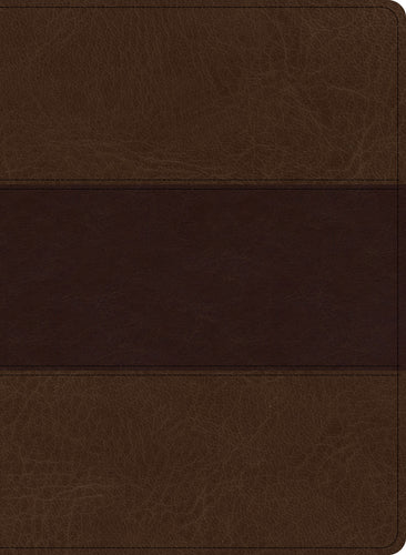KJV Study Bible/Large Print Edition-Saddle Brown LeatherTouch