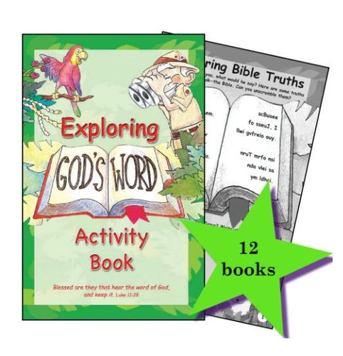 Exploring God's Word Activity Book (Pack Of 12)