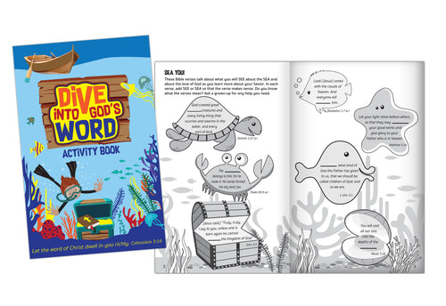 Dive Into God's Word Activity Book (Pack Of 12)