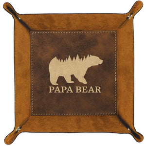 Catchall Tray-Papa Bear (6.5" Sq)