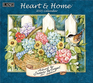2025-Wall Calendar-Heart & Home (13.375" x 12")