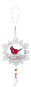 Ornament-Rustic Snowflake Cardinal (4" x 8.5")