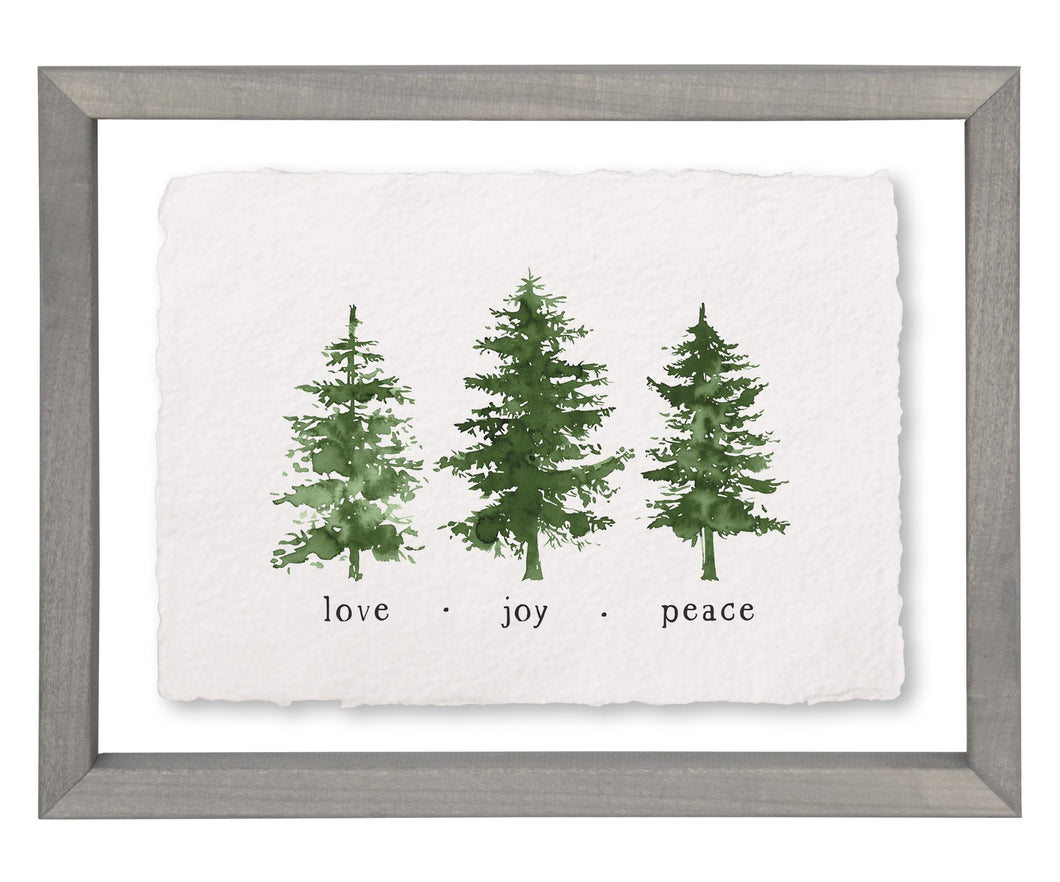 Floating Art-Love Joy Trees (14 x 11)