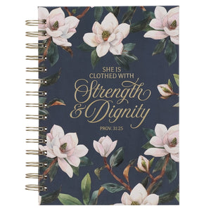 Journal Wirebound-Teal Strength & Dignity Prov. 31:25