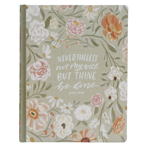 KJV Note-taking Bible-Large Print-Your Will Be Done Luke 22:42-Hardcover                                                