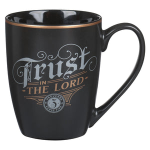 Mug-Trust In The Lord (Proverbs 3:5)-Black (MUG1130)