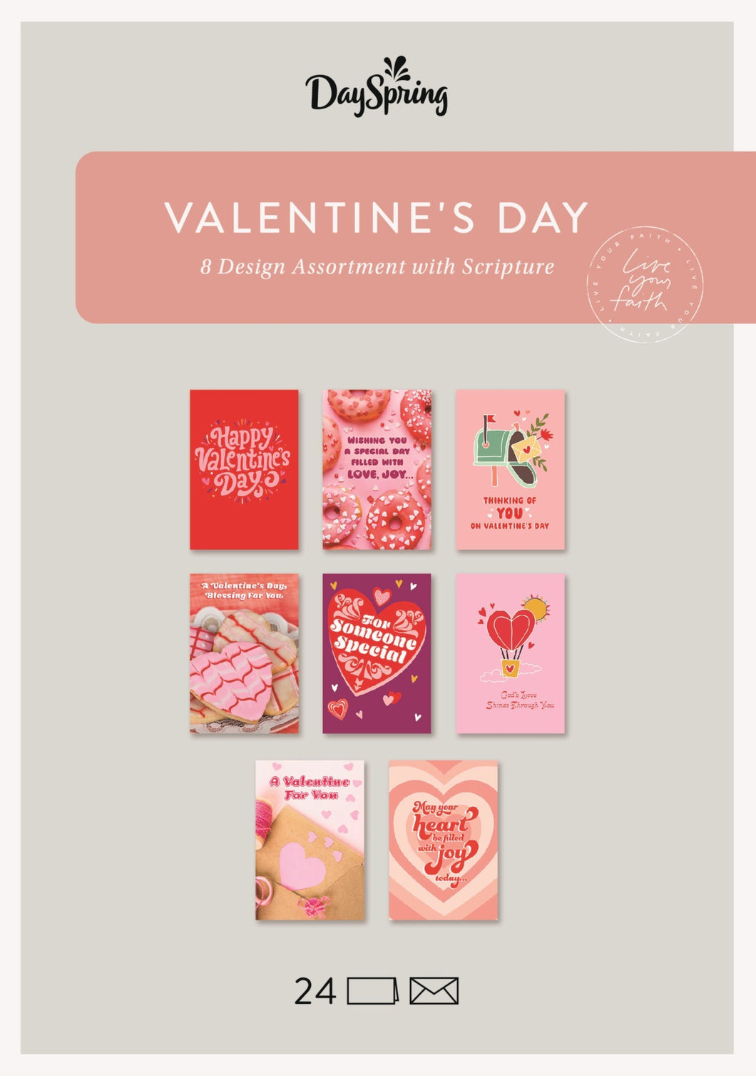 Card-Boxed-Valentine-Assorted (Adult) (Box Of 24)
