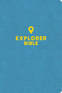 CSB Explorer Bible For Kids-Sky Blue LeatherTouch Indexed