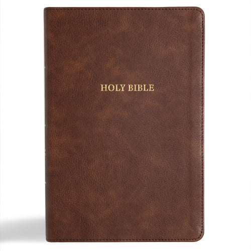 CSB Grace Bible (Dyslexia Friendly)-Brown LeatherTouch