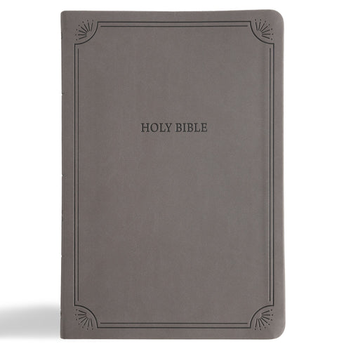 NASB 2020 Large Print Thinline Bible (Value Edition)-Charcoal LeatherTouch