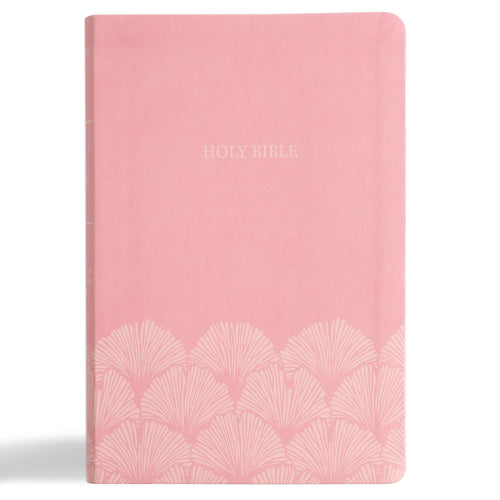 NASB 2020 Large Print Thinline Bible (Value Edition)-Soft Pink LeatherTouch