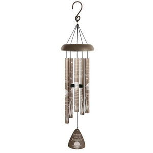 Wind Chime-Bronze Sonnet-Endings Can Be Beautiful (30")