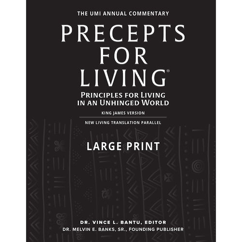 Precepts For Living: The UMI Annual Bible Commentary 2024-2025/Large Print