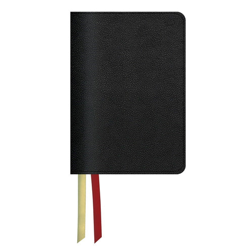 LSB Legacy Standard Bible Portable Paragraph Reference Bible (Red Letter)-Black Paste-Down Cowhide