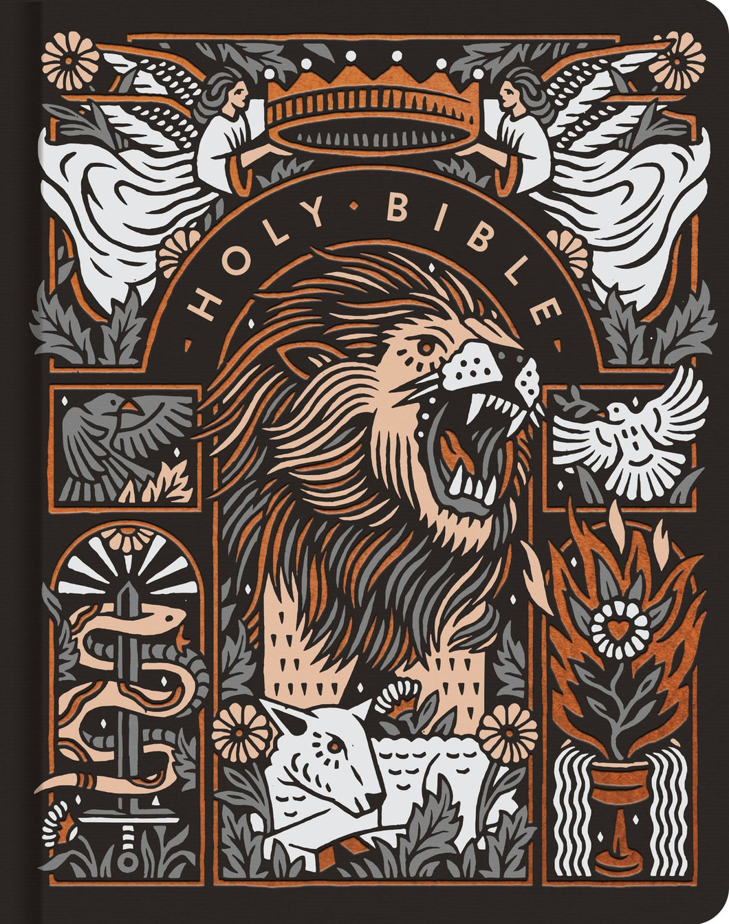 ESV Journaling Study Bible  Artist Series (Joshua Noom/The Lion and the Lamb)-Cloth Over Board