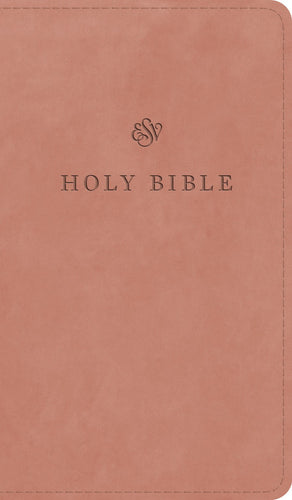 ESV Premium Church Bible-Blush Rose TruTone