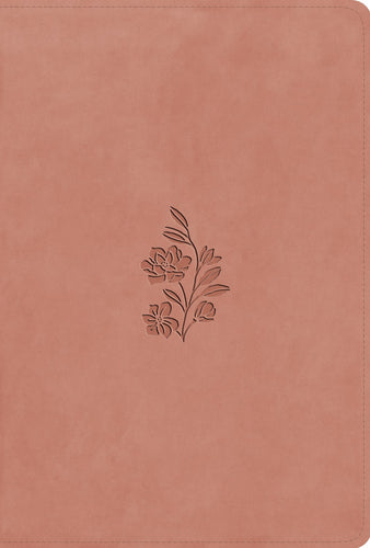 ESV Women's Study Bible-Blush Rose  Floral Bloom Design TruTone
