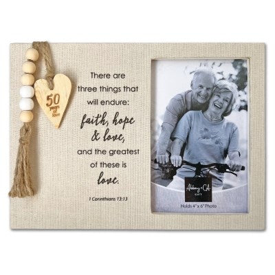 Frame-Fabric Wrapped-50th Anniversary (Holds 4