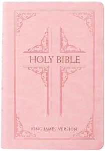 KJV Giant Print Bible-Blush Imitation Leather