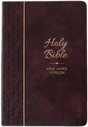 KJV Giant Print Bible-Maroon Imitation Leather