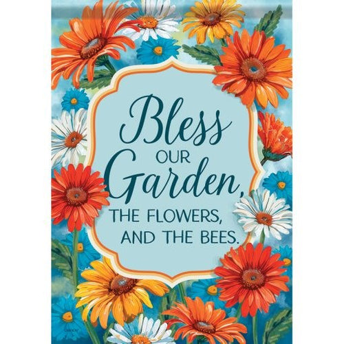 Flag-Garden-Dura Soft-Bless Our Garden (12.5