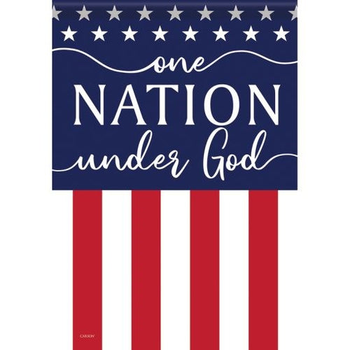 Flag-Garden-Dura Soft-One Nation (12.5