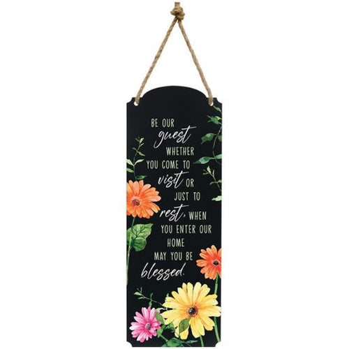 Metal Wall Decor-Be Our Guest (6.5