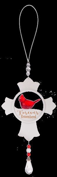 Ornament-Forever Remembered-Cardinal (9.5