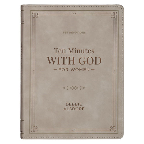 Devotional-10 Minutes with God for Women-Faux Leather                                                                   