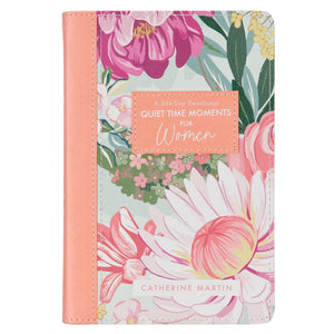 Devotional-Quiet Time Moments for Women-Faux Leather                                                                    