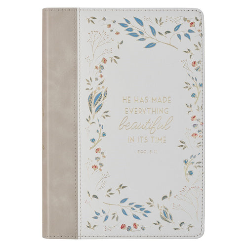 Journal Classic-Everything Beautiful Ecc. 3:11-Beige/Cream                                                              