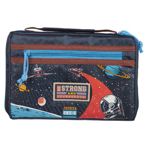 Bible Cover-Fashion-Be Strong Josh. 1:9-MED                                                                             