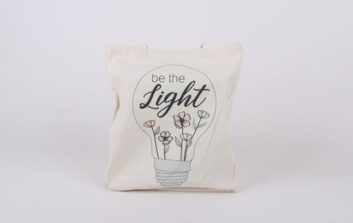 Tote-Be The Light-Cotton (16.25