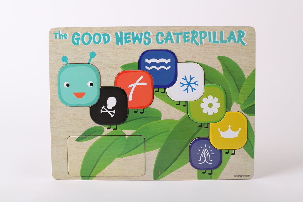 Puzzle-Good News Caterpillar Chunky (10 Pieces) (Age 2+)                                                                