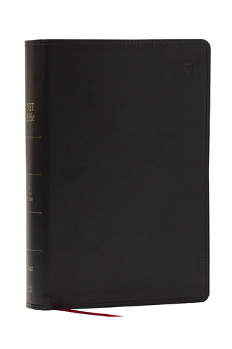 NET Bible  Full Notes Edition (Comfort Print)-Black Leathersoft                                                         