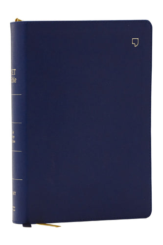 NET Bible  Full Notes Edition (Comfort Print)-Blue Leathersoft                                                          