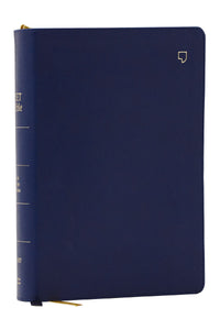 NET Bible  Full Notes Edition (Comfort Print)-Blue Leathersoft                                                          