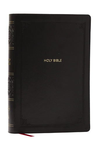 NKJV Giant Print Reference Bible (Comfort Print)-Black Leathersoft Indexed                                              
