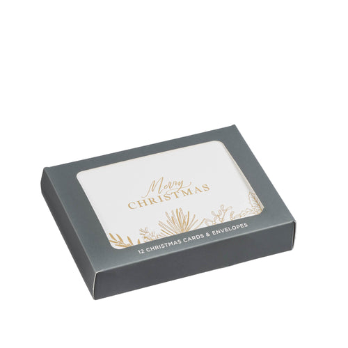 Boxed Cards-Merry Christmas Assorted (Box Of 12)                                                                        