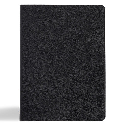 CSB Connecting Scripture New Testament-Black Genuine Leather                                                            